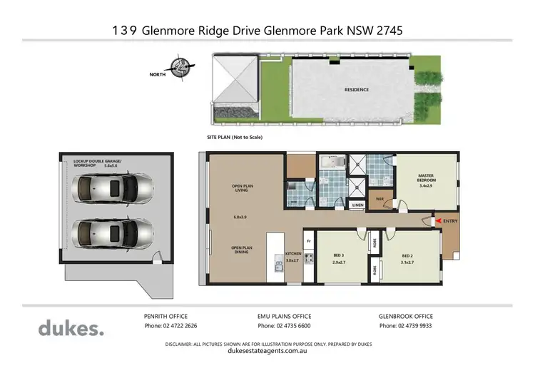 Floorplan of Homely house listing, 139 Glenmore Ridge Drive, Glenmore Park NSW 2745