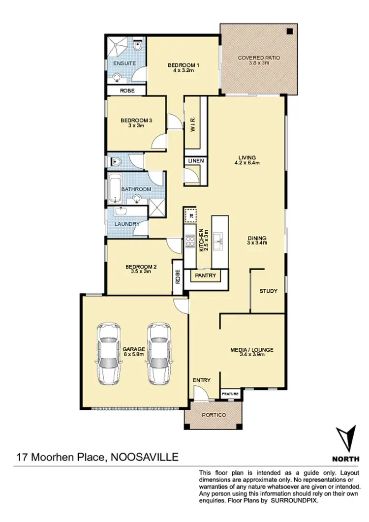 Floorplan of Homely house listing, 17 Moorhen Place, Noosaville QLD 4566