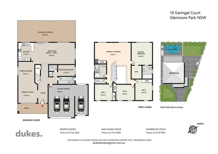 Floorplan of Homely house listing, 16 Karingal Court, Glenmore Park NSW 2745