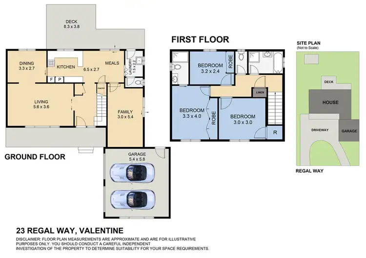 Floorplan of Homely house listing, 23 Regal Way, Valentine NSW 2280