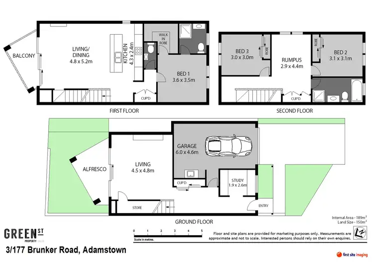 Floorplan of Homely townhouse listing, 3/177 Brunker Road, Adamstown NSW 2289