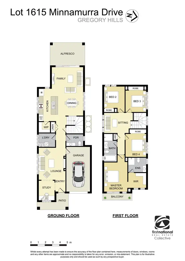 Floorplan of Homely house listing, 17 (Lot 1615) Minnamurra Drive, Gregory Hills NSW 2557