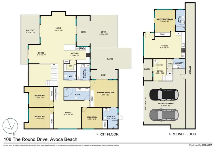 Floorplan of Homely house listing, 108 The Round Drive, Avoca Beach NSW 2251