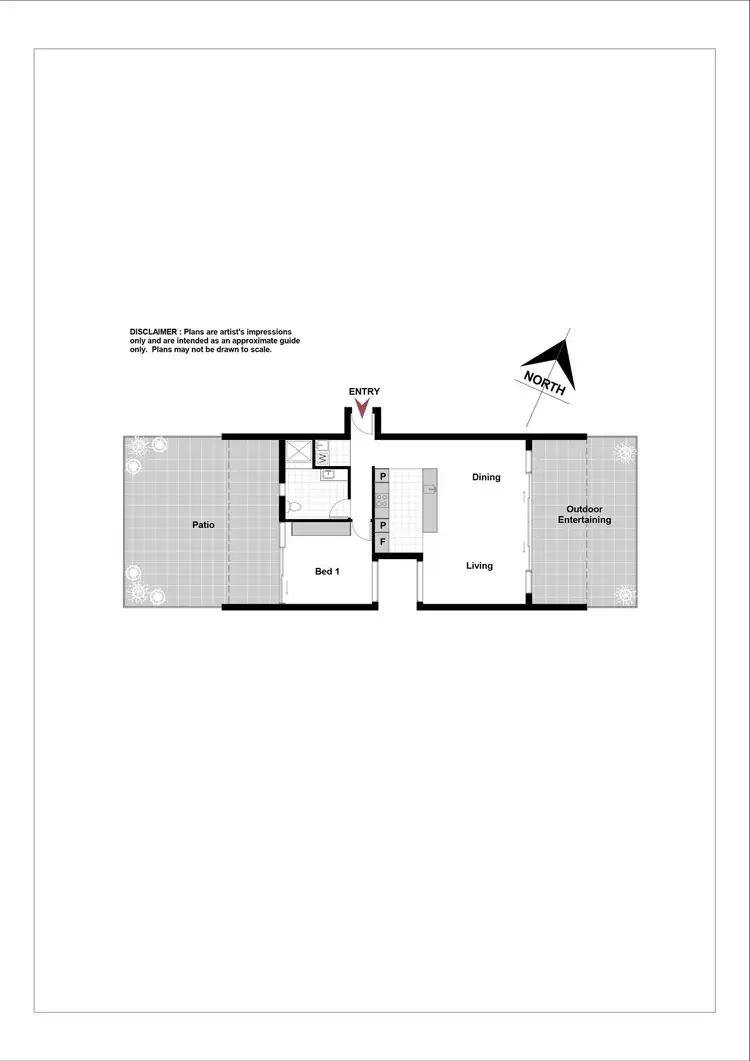Floorplan of Homely apartment listing, 17/29 Eastlake Parade, Kingston ACT 2604
