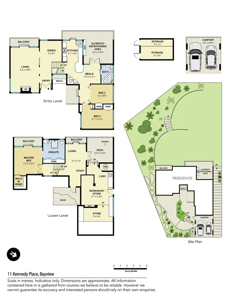 Floorplan of Homely house listing, 11 Kennedy Place, Bayview NSW 2104