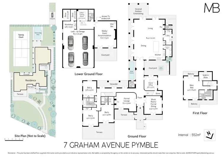 Floorplan of Homely house listing, 7 Graham Avenue, Pymble NSW 2073