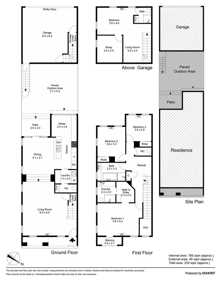 Floorplan of Homely townhouse listing, 22 Frearson Walk, Kensington VIC 3031