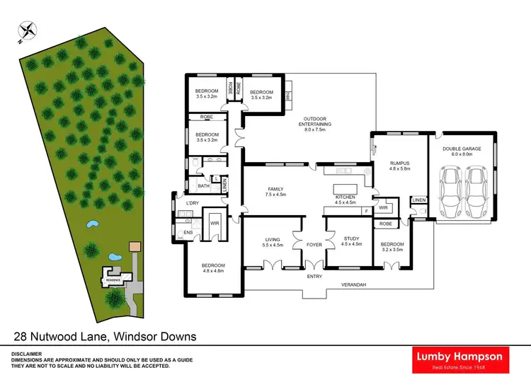 Floorplan of Homely house listing, 28 Nutwood Lane, Windsor Downs NSW 2756