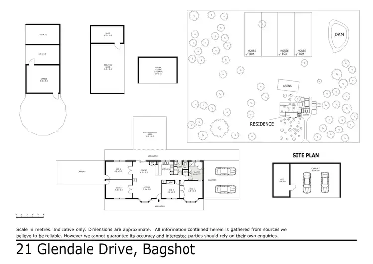 Floorplan of Homely house listing, 21 Glendale Drive, Bagshot VIC 3551