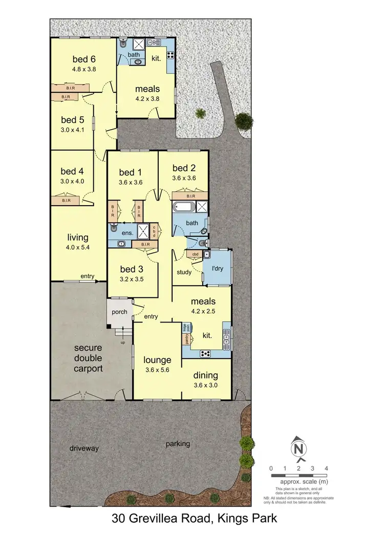 Floorplan of Homely house listing, 30 Grevillea Road, Kings Park VIC 3021