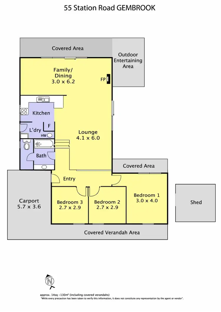 Floorplan of Homely house listing, 55 Station Road, Gembrook VIC 3783