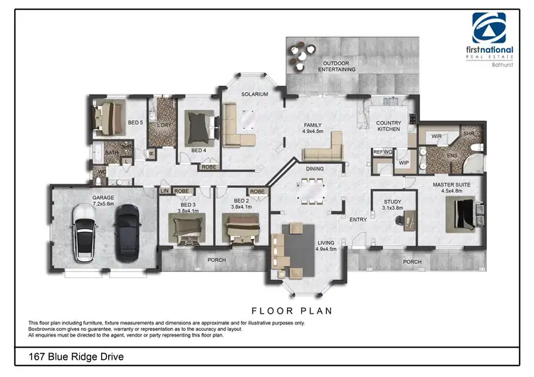 Floorplan of Homely house listing, 167 Blue Ridge Drive, White Rock NSW 2795
