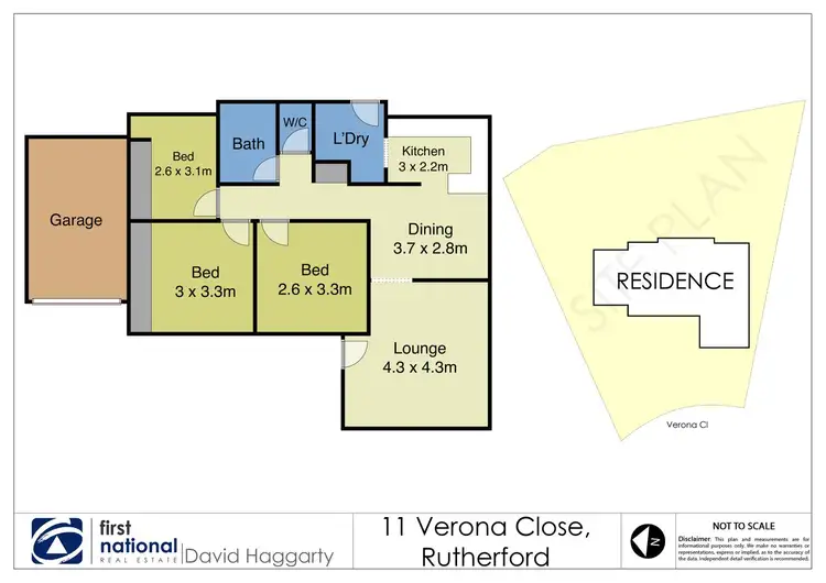 Floorplan of Homely house listing, 11 Verona Close, Rutherford NSW 2320