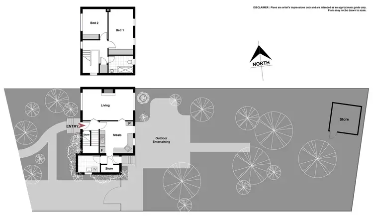 Floorplan of Homely house listing, 47 Sturt Avenue, Narrabundah ACT 2604