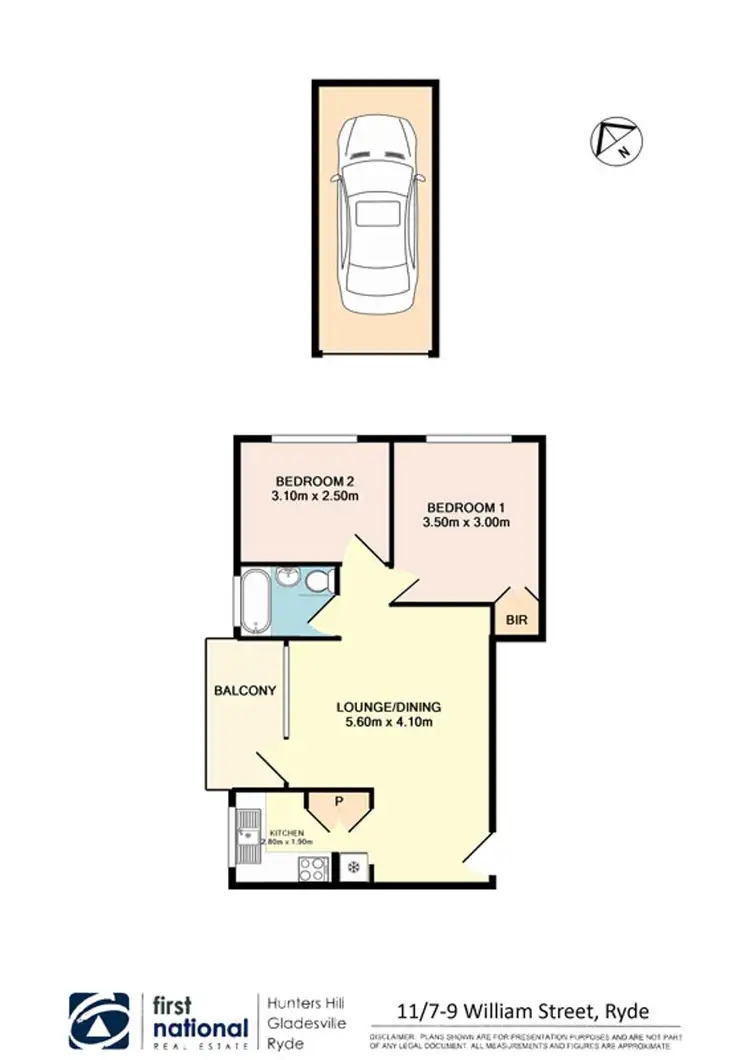 Floorplan of Homely apartment listing, 11/7-9 William Street, Ryde NSW 2112