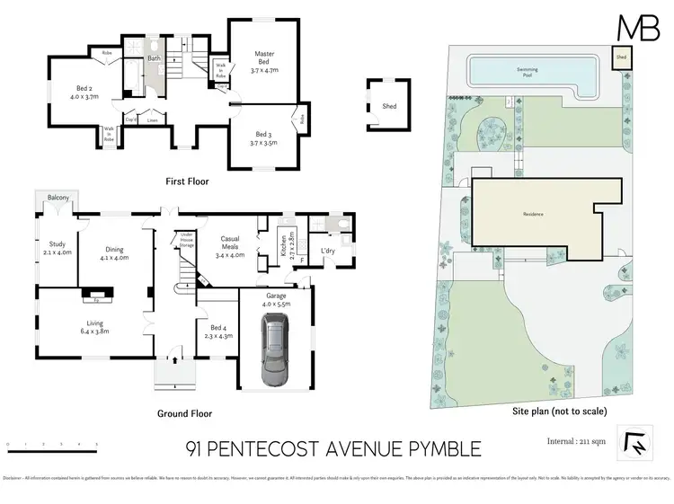 Floorplan of Homely house listing, 91 Pentecost Avenue, Pymble NSW 2073
