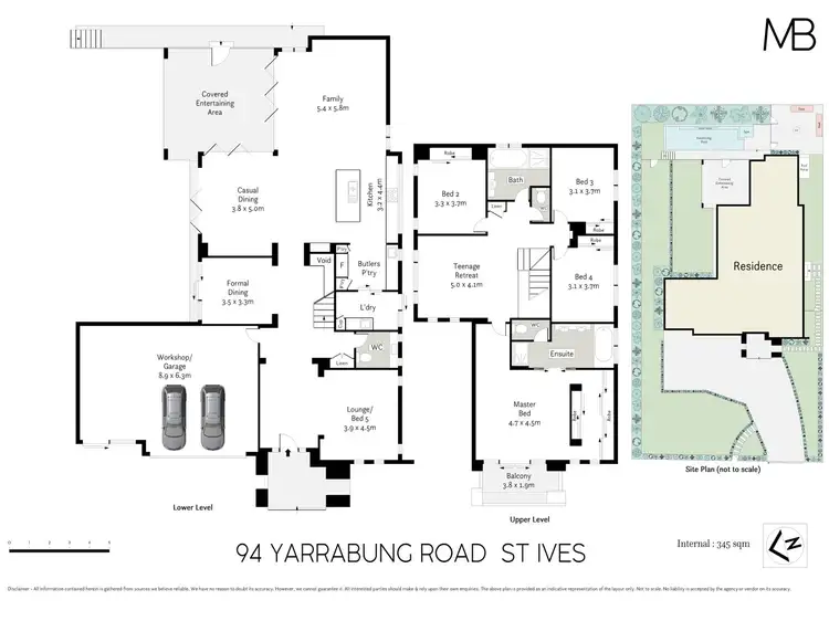 Floorplan of Homely house listing, 94 Yarrabung Road, St Ives NSW 2075