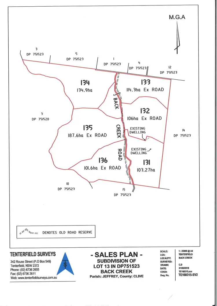 Floorplan of Homely rural property listing, Lot 131 Back Creek Road, Tenterfield NSW 2372