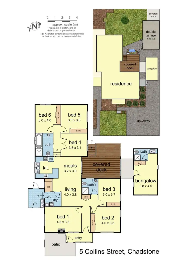 Floorplan of Homely house listing, 5 Collins Street, Chadstone VIC 3148