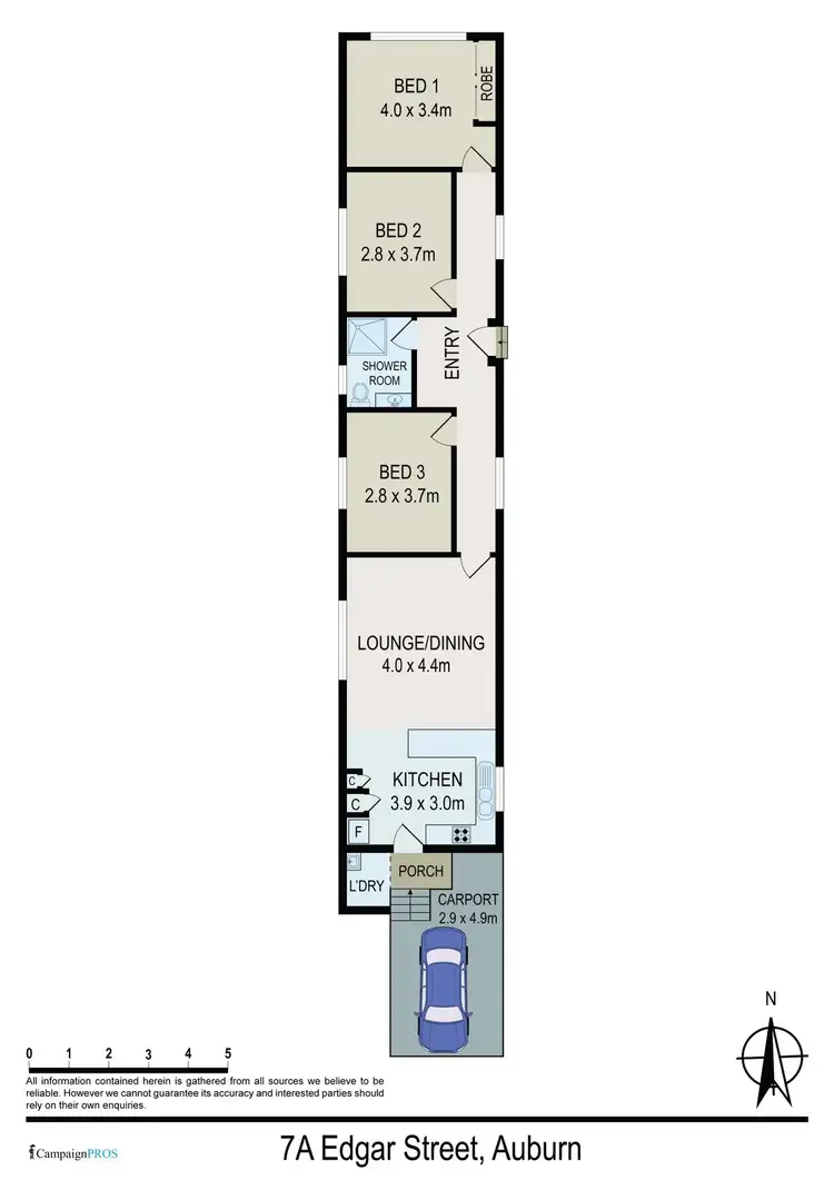 Floorplan of Homely house listing, 7A Edgar Street, Auburn NSW 2144