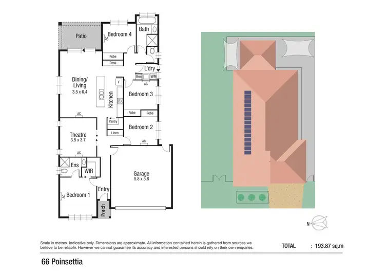 Floorplan of Homely house listing, 66 Poinsettia Drive, Bohle Plains QLD 4817