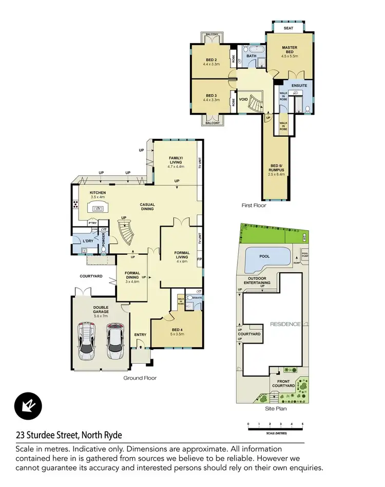 Floorplan of Homely house listing, 23 Sturdee Street, North Ryde NSW 2113
