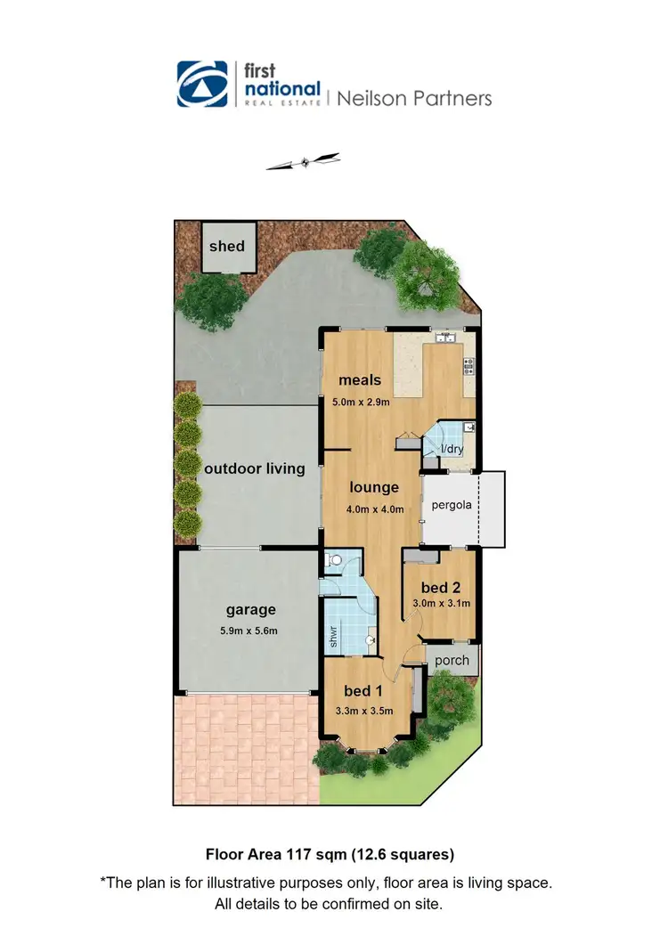 Floorplan of Homely unit listing, 35/5-17 William Road, Berwick VIC 3806