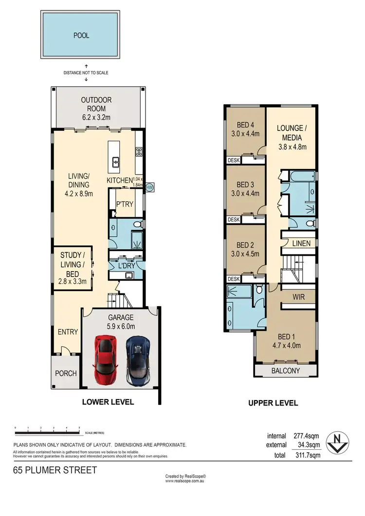 Floorplan of Homely house listing, 65 Plumer Street, Sherwood QLD 4075
