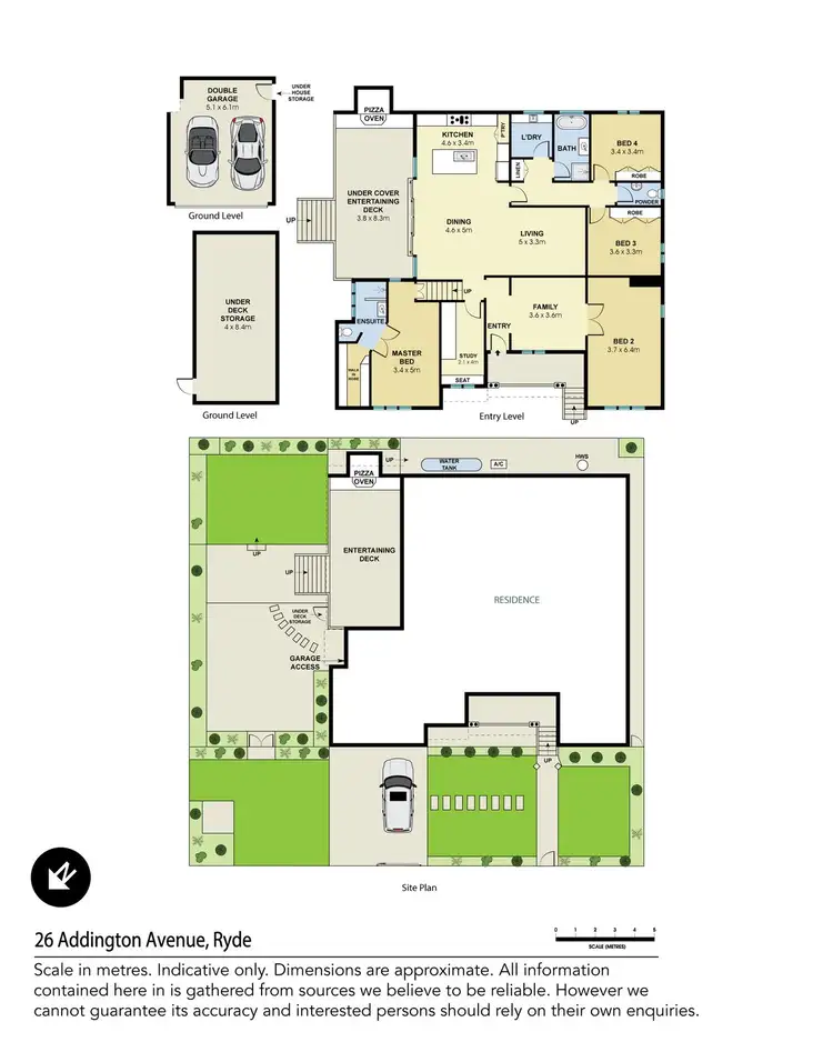 Floorplan of Homely house listing, 26 Addington Avenue, Ryde NSW 2112