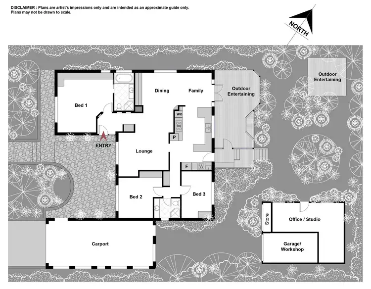 Floorplan of Homely house listing, 90 Finniss Crescent, Narrabundah ACT 2604