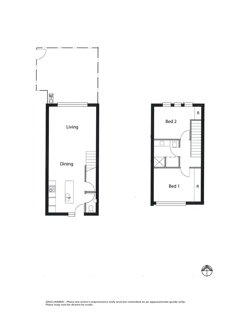Floorplan of Homely unit listing, 14/93 Nemarang Crescent, Waramanga ACT 2611