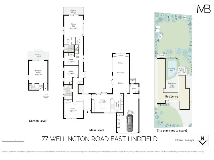 Floorplan of Homely house listing, 77 Wellington Road, East Lindfield NSW 2070