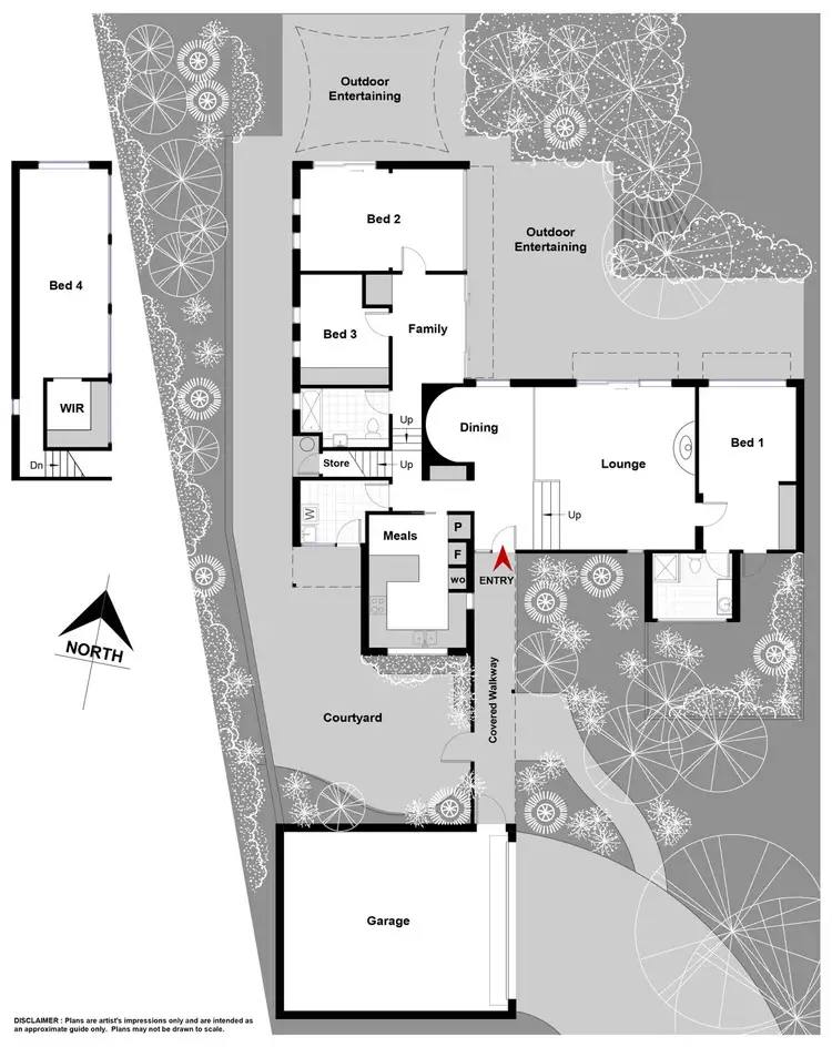 Floorplan of Homely house listing, 16 Araba Place, Aranda ACT 2614