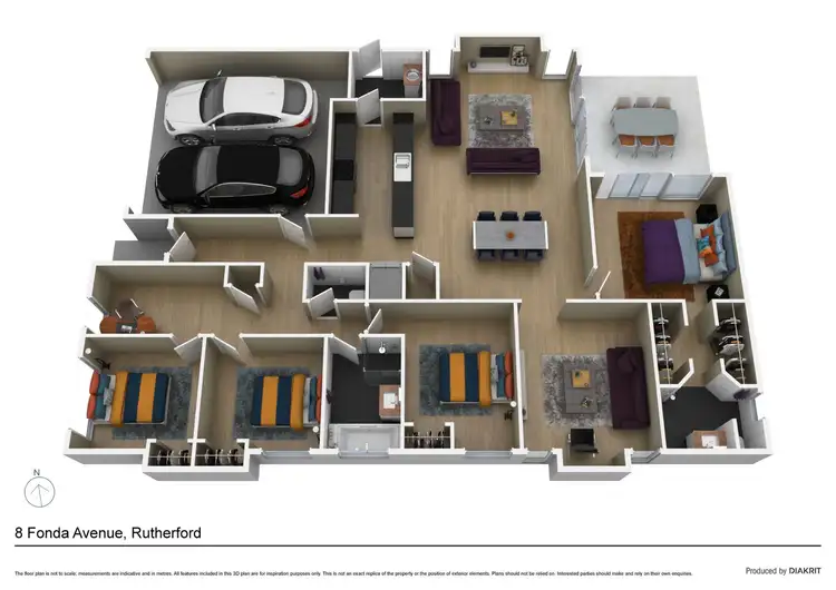 Floorplan of Homely house listing, 8 Fonda Avenue, Rutherford NSW 2320