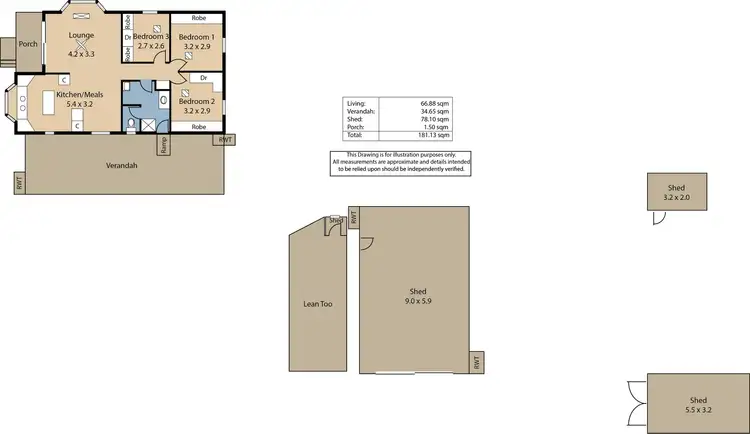 Floorplan of Homely house listing, 4 Patterson Terrace, Halbury SA 5461