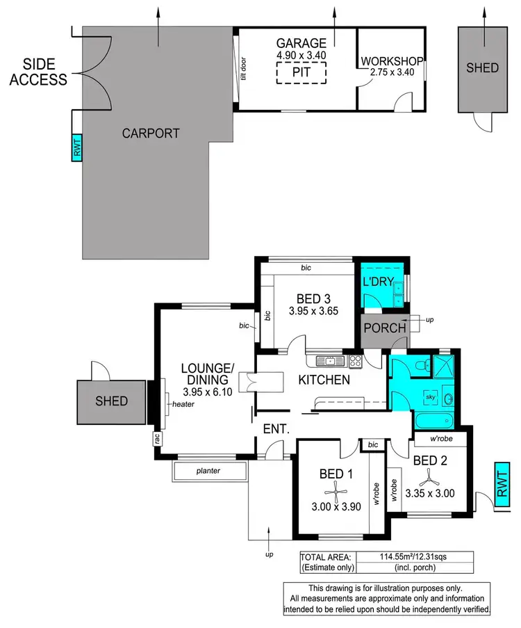 Floorplan of Homely house listing, 18 Selkirk Avenue, Seaton SA 5023