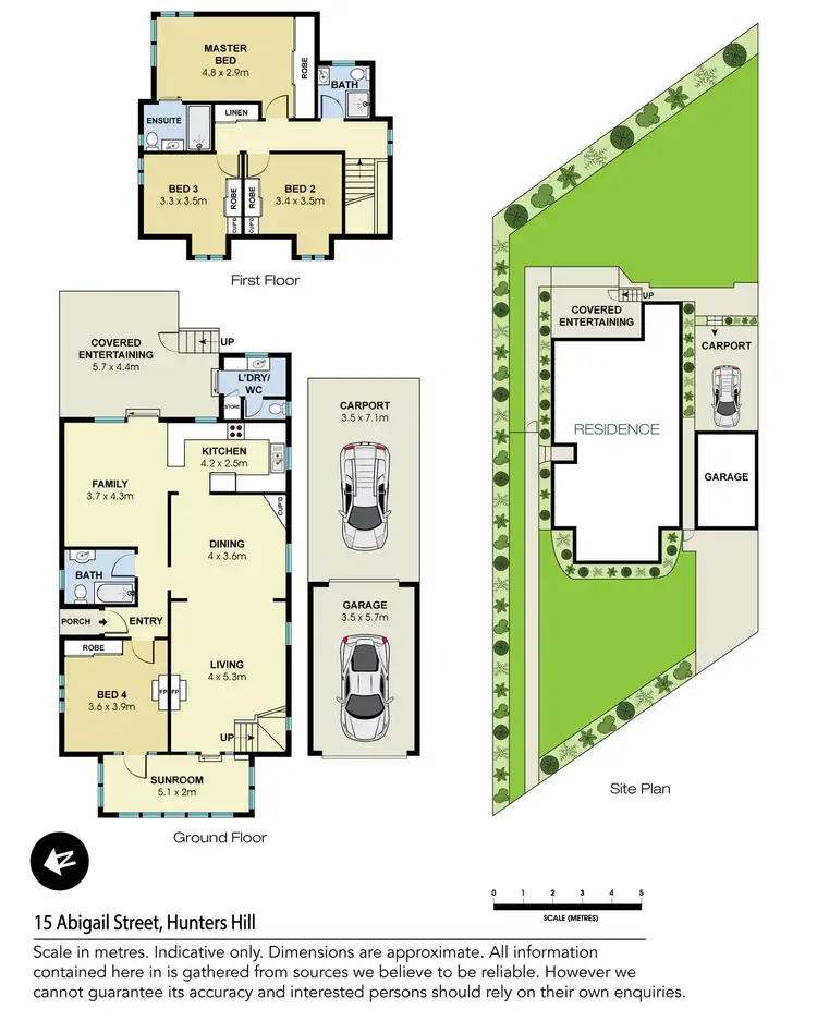 Floorplan of Homely house listing, 15 Abigail Street, Hunters Hill NSW 2110