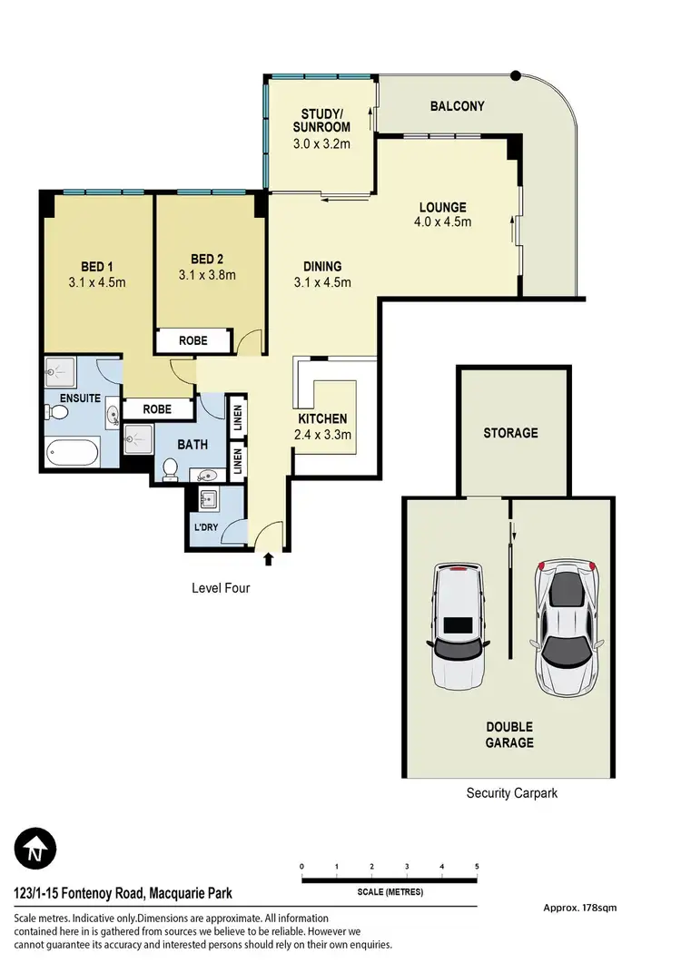 Floorplan of Homely apartment listing, 123/1-15 Fontenoy Road, Macquarie Park NSW 2113