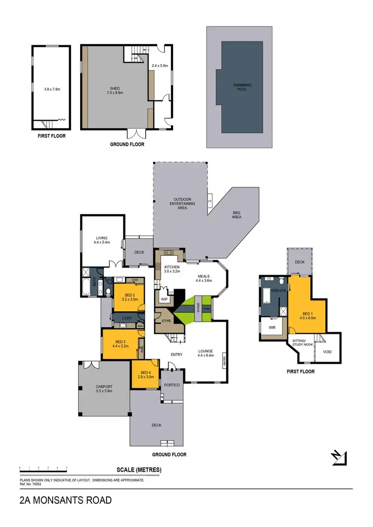 Floorplan of Homely house listing, 2A Monsants Road, Maiden Gully VIC 3551