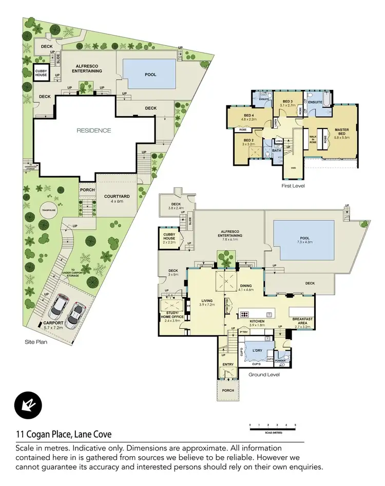 Floorplan of Homely house listing, 11 Cogan Place, Lane Cove NSW 2066