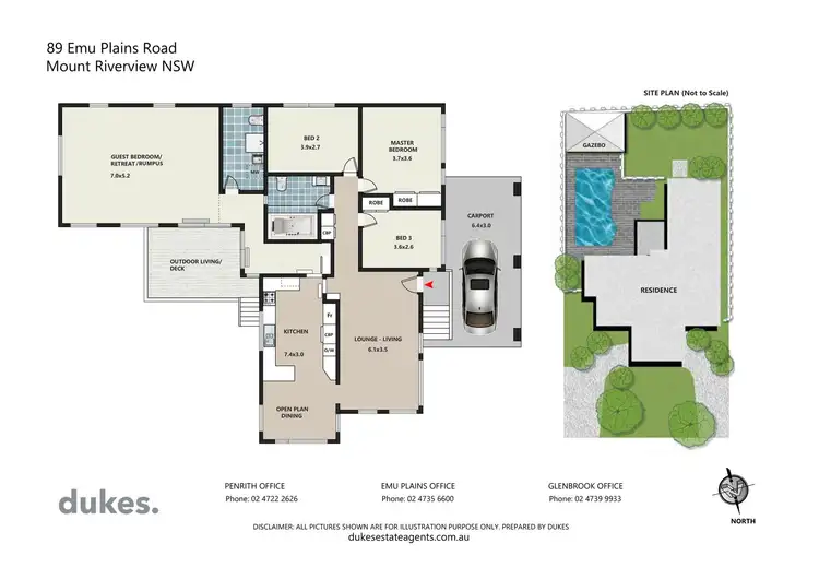 Floorplan of Homely house listing, 89 Emu Plains Road, Mount Riverview NSW 2774