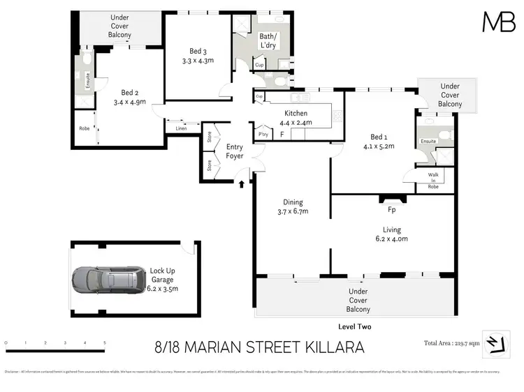 Floorplan of Homely unit listing, 8/18 Marian Street, Killara NSW 2071