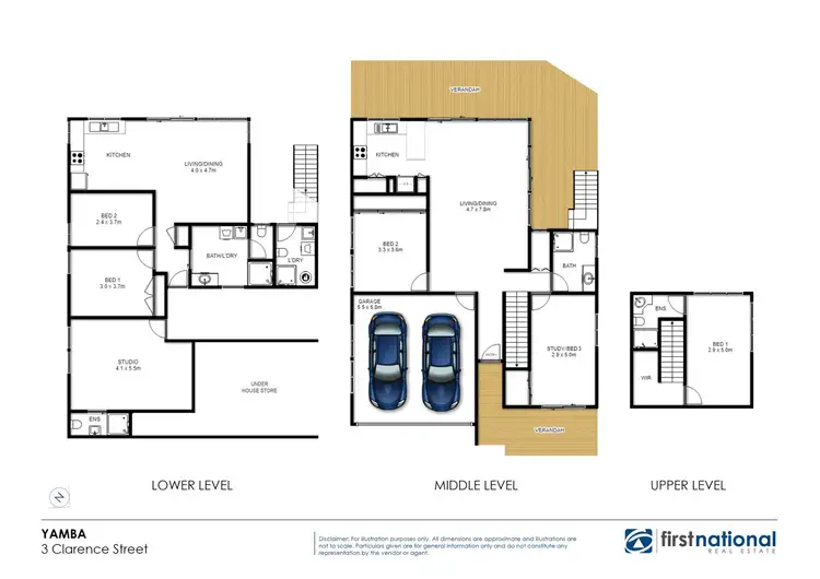 Floorplan of Homely house listing, 3 Clarence street, Yamba NSW 2464