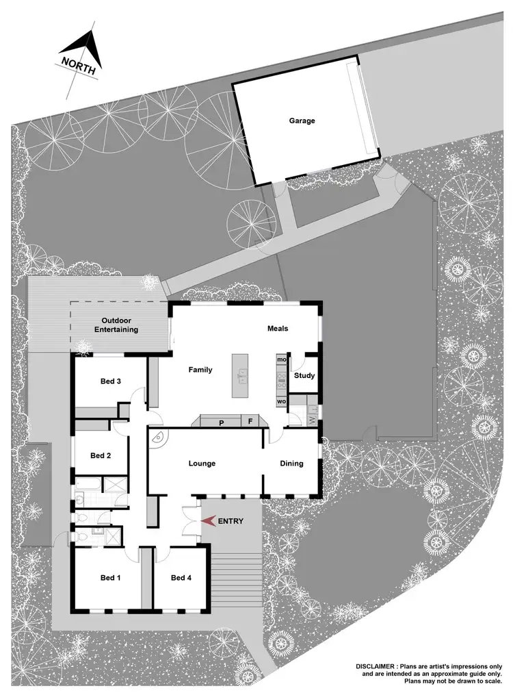 Floorplan of Homely house listing, 2 Oats Place, Kambah ACT 2902