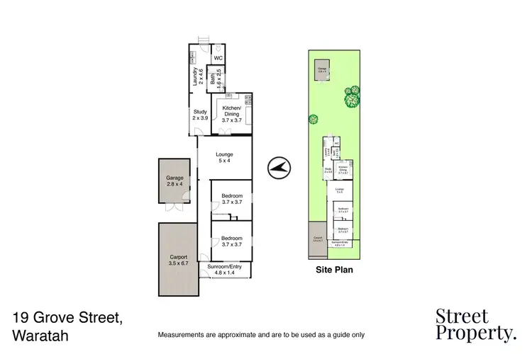Floorplan of Homely house listing, 19 Grove Street, Waratah NSW 2298