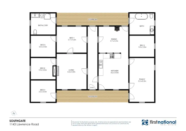 Floorplan of Homely house listing, 1143 Lawrence Road, Southgate NSW 2460
