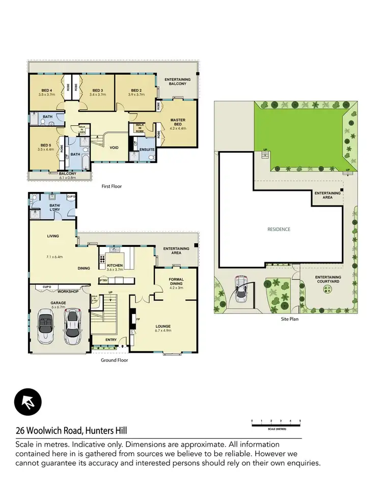 Floorplan of Homely house listing, 26 Woolwich Road, Hunters Hill NSW 2110