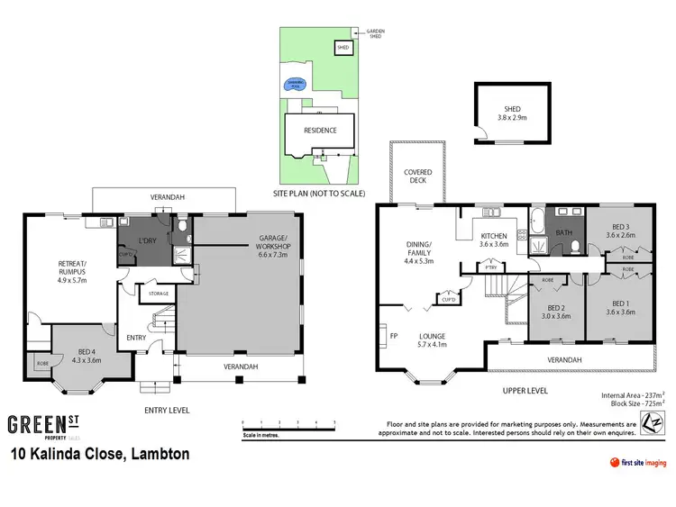 Floorplan of Homely house listing, 10 Kalinda Close, Lambton NSW 2299
