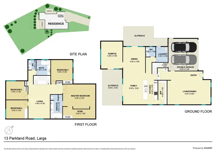 Floorplan of Homely house listing, 13 Parklands Road, Largs NSW 2320