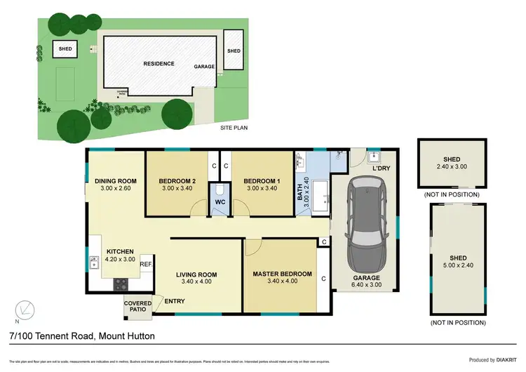 Floorplan of Homely villa listing, 7/100 Tennent Road, Mount Hutton NSW 2290